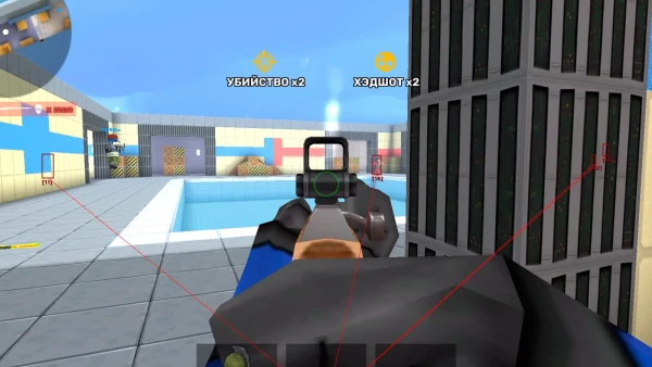 Phoenix-Hack for KUBOOM — powerful cheat (Aimbot + Wallhack + Through Wall Shot)