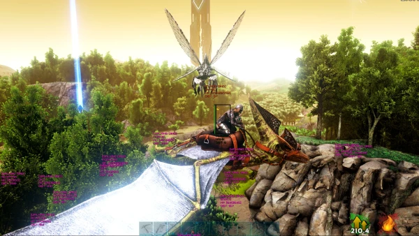 Phoenix-Hack for Ark Survival Evolved — a powerful hack for survival in the world of Ark